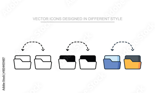 Transfer Complete vector icon stock isolated on white sheet