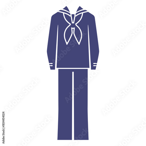 Sailor uniform cut out