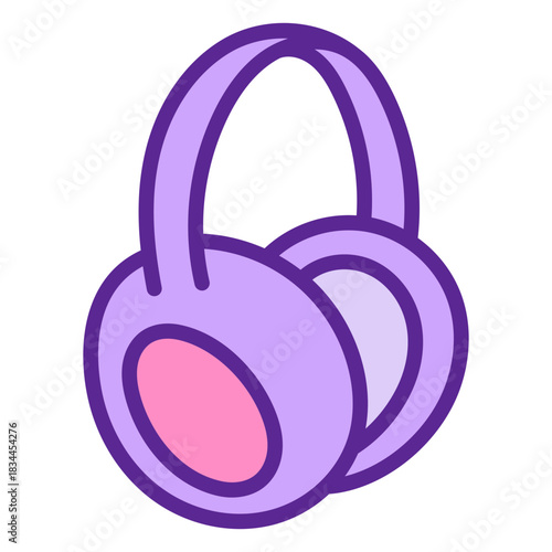 Earmuffs color stroke
