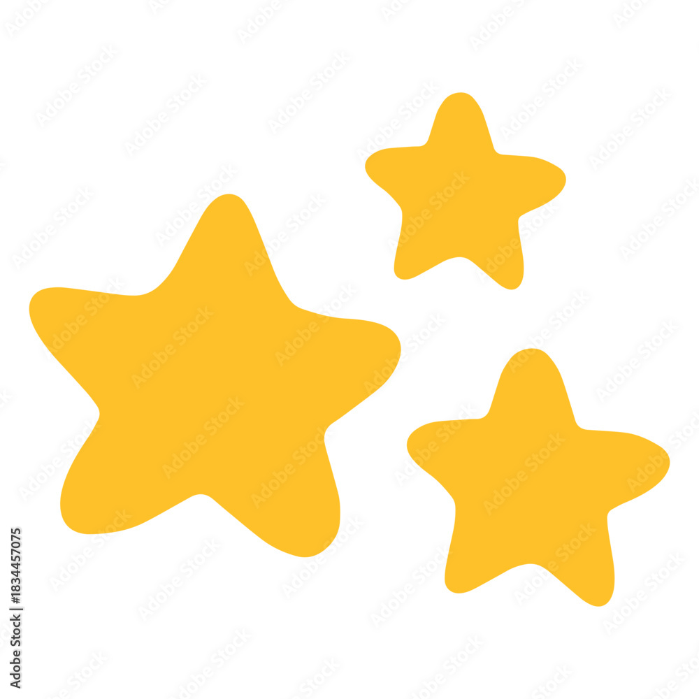 Obraz premium Little stars flat