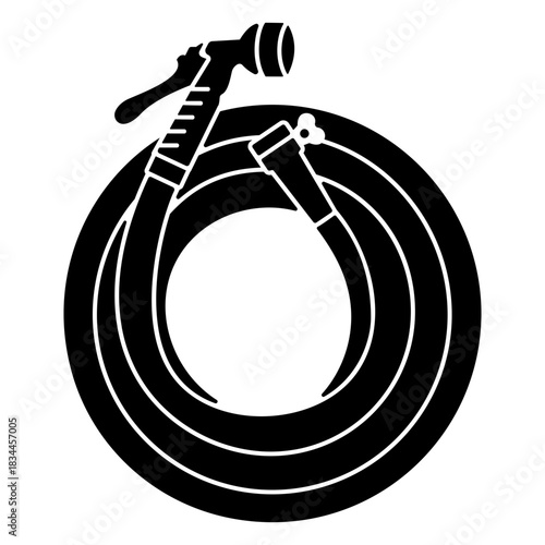 Garden hose filled stroke