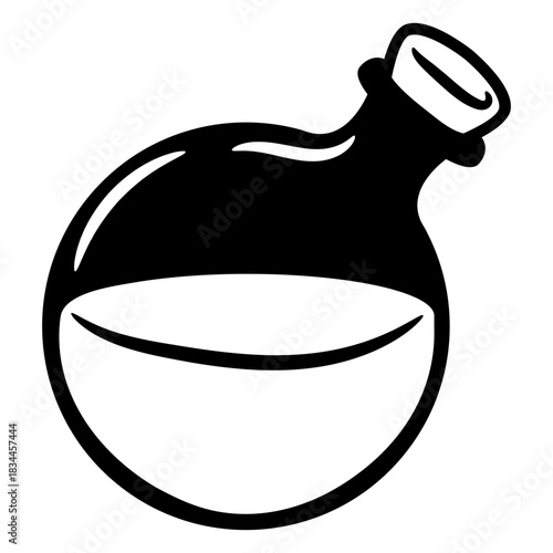 Round potion cut out