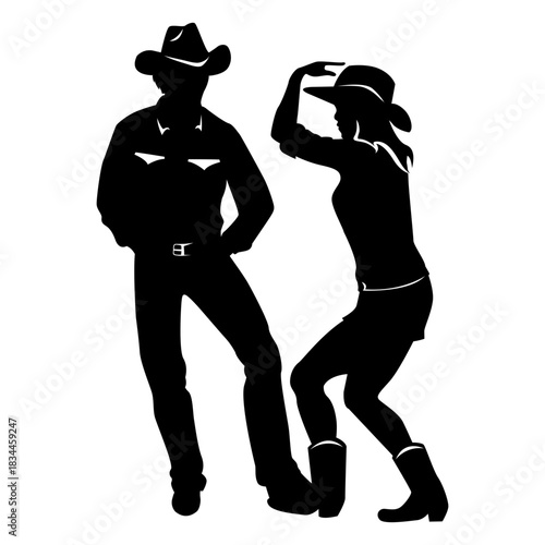 Country dance cut out