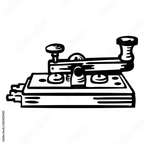 Old telegraph filled stroke