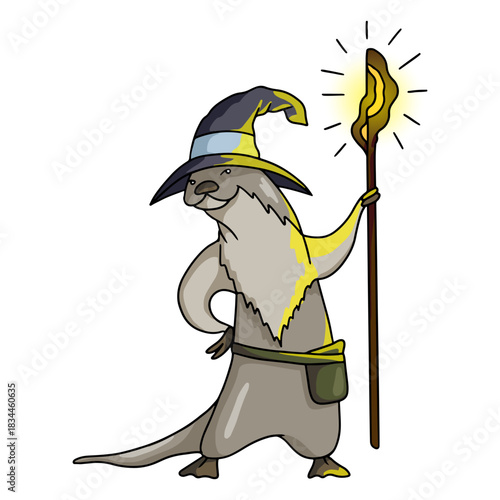 Wizard ferret color stroke