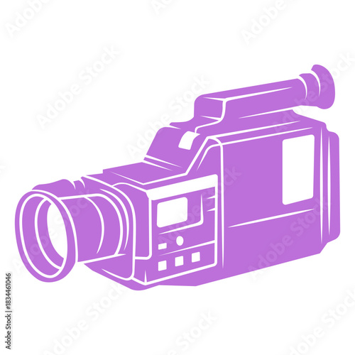 Old video camera cut out
