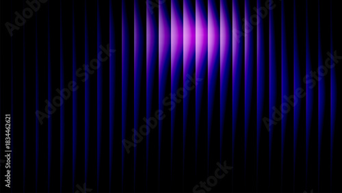 Wavy reed glass vertical stripes background