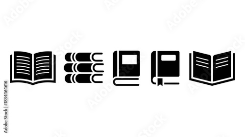 Inspiring books for learning and knowledge, a modern library collection perfect for education, reading, and creative design projects for learning