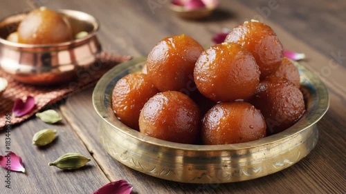 Wallpaper Mural  indian gulab jamun recipe on warm background orbit video Torontodigital.ca