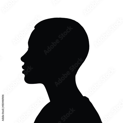 A simple black silhouette of a person waving hello or goodbye