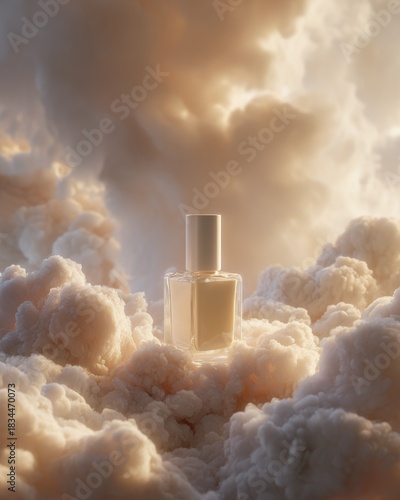 Cloud dancer nail polish in clouds - trendy color of the year 2026