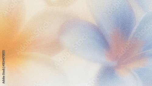 Soft floral patterns creating a serene and calm atmosphere