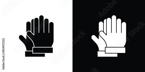 Pray icons vector silhouette design. Vector flat graphic design illustration.