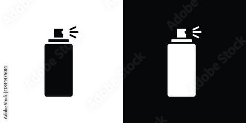 Spray icons vector silhouette design. Vector flat graphic design illustration.