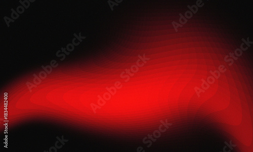 Abstract dark background with vibrant red glow and soft gradient creating a modern minimalist design