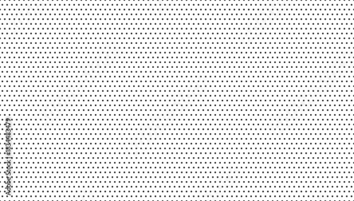Minimal seamless dot pattern for bullet journal and notepad pages. Black dotted vector texture on white background for digital and print use, scrapbook, stationery, packaging, textile, wallpaper