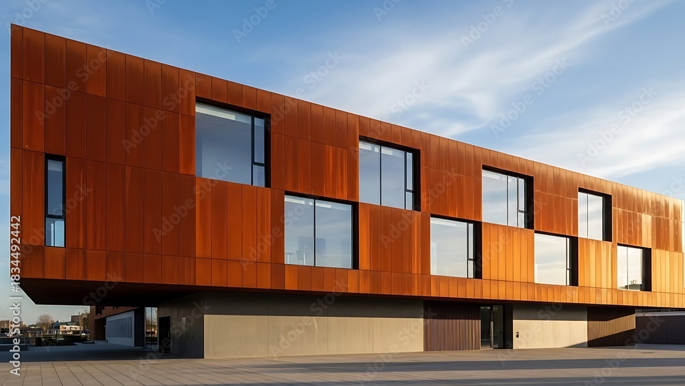 Fototapeta premium modern warehouse building