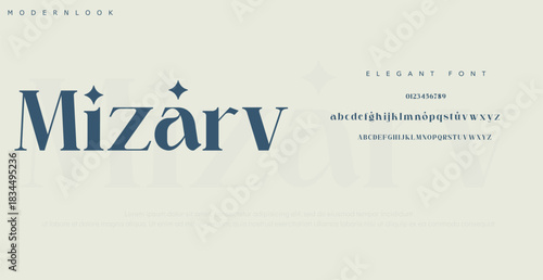 modern stylish capital alphabet letter logo design