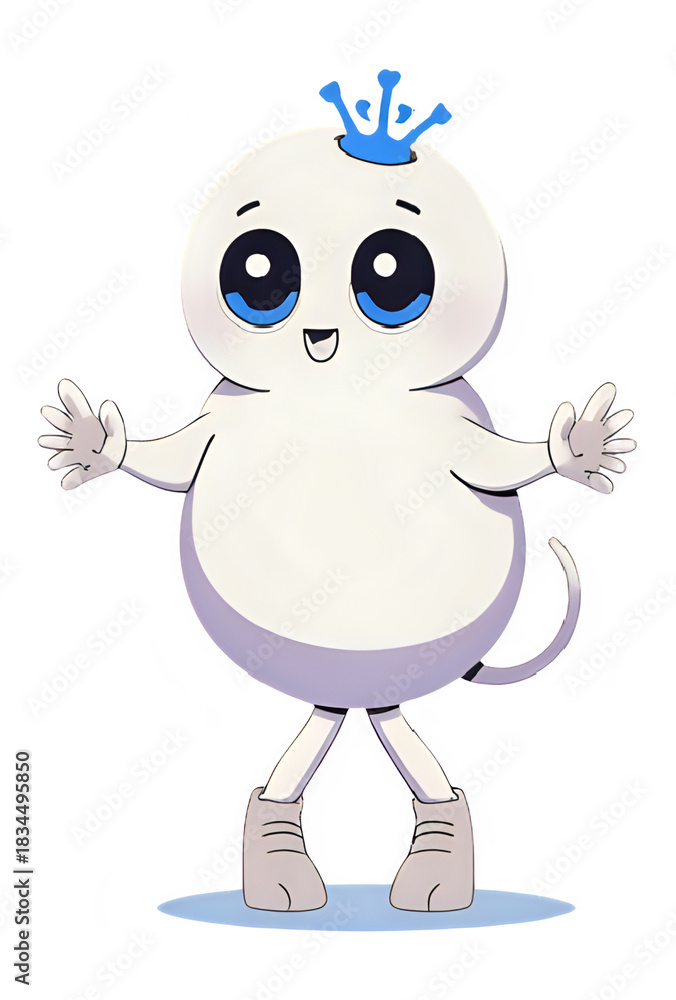 Obraz premium funny cartoon tooth