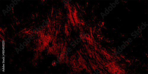 Abstract red and black grunge texture smoke. Abstract red marble on black background. Trendy living coral color texture of a concrete wall with cracks and scratches. red grunge design assets.