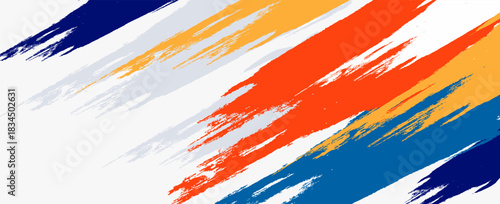 Colorful silhouette style design, grunge. Design concept to celebrate national sports day of badminton and basketball. Sports