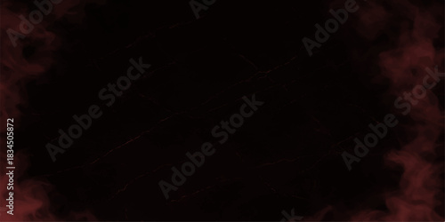 Abstract red smoke on black background with dark night energy and a flash of light like an explosion in space for a movie video