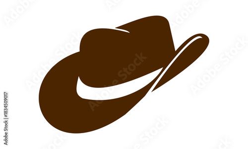 cowboy hat icon vector illustration