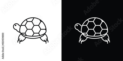 Tortoise icons pack set, ready to use vector
