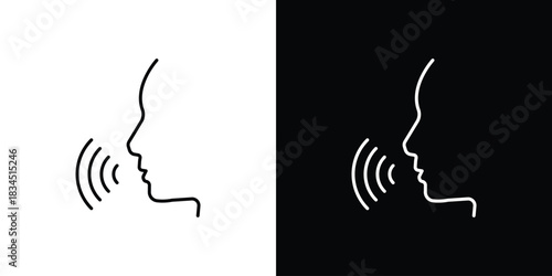 Voice icons pack set, ready to use vector