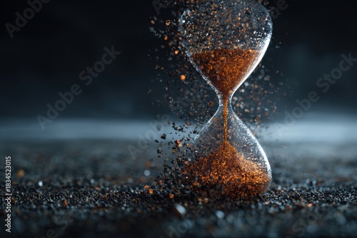 Wallpaper Mural Hourglass in Motion Torontodigital.ca