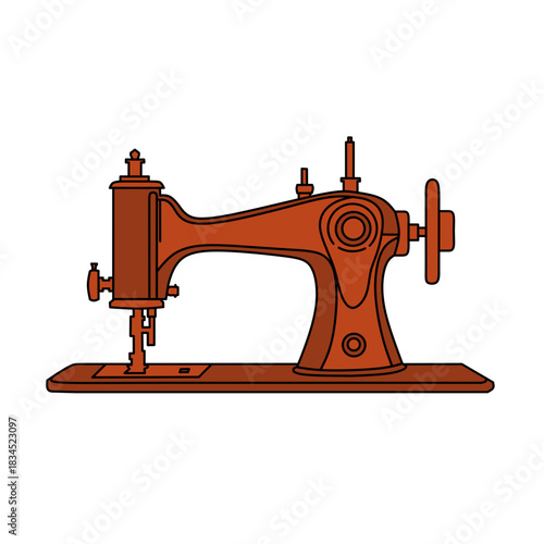 old sewing machine