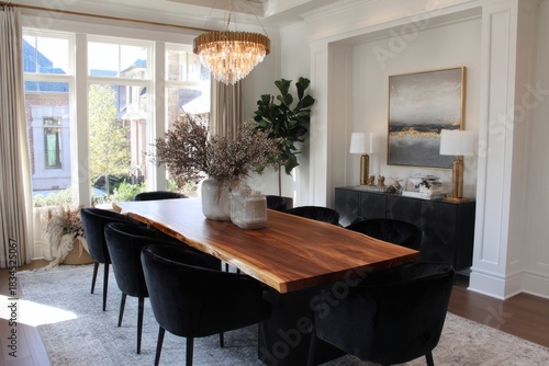 Wallpaper Mural Elegant Dining Room with Modern Decor Torontodigital.ca