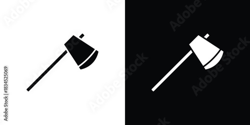 Axe icons vector. silhouette or icon or pictogram.