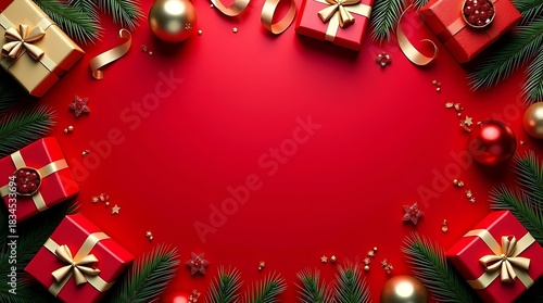 red christmas background