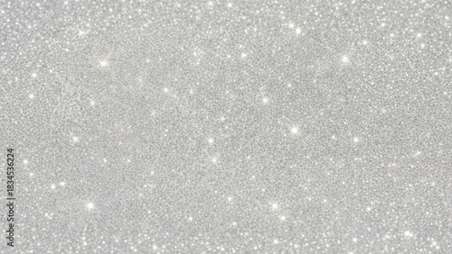 Glitter sparkling Silver wrapping paper, for Christmas holiday seasonal wallpaper decoration, greeting and wedding invitation card paper