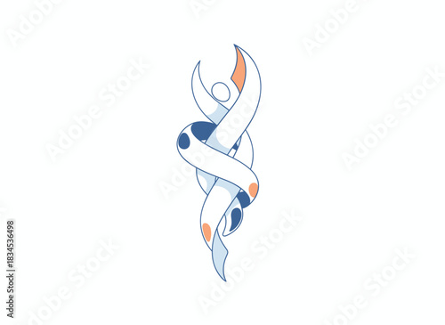 A rising smoke trail, steam and vapor flowing, a smoky line from a cigarette, fume with a blowing effect, a moving vapor trace silhouette, all depicted in a flat cartoon vector illustration on a