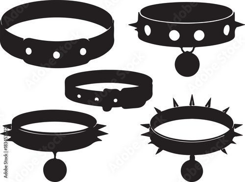 Dog Collar Silhouette