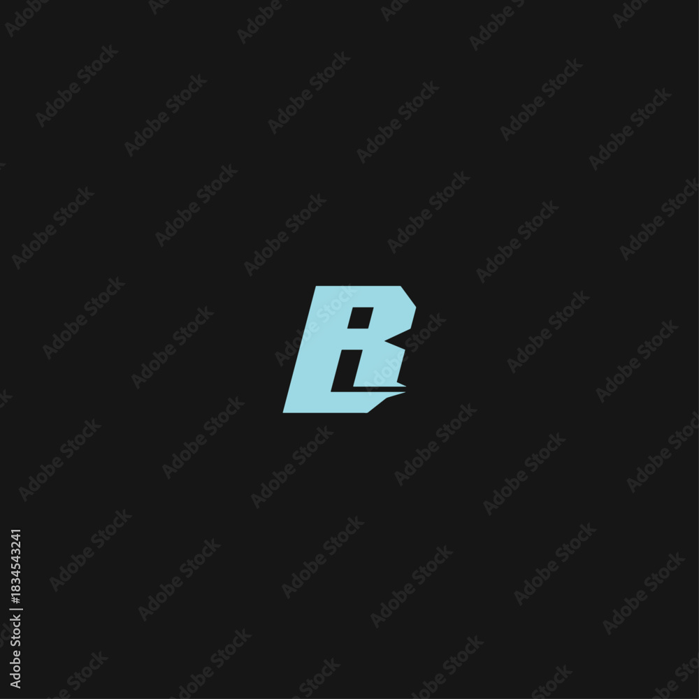Obraz premium Letter B logo Icon flat vector design