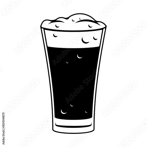 Beer glass vector. Beer mug icon