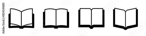 Book icon set. Book vector
