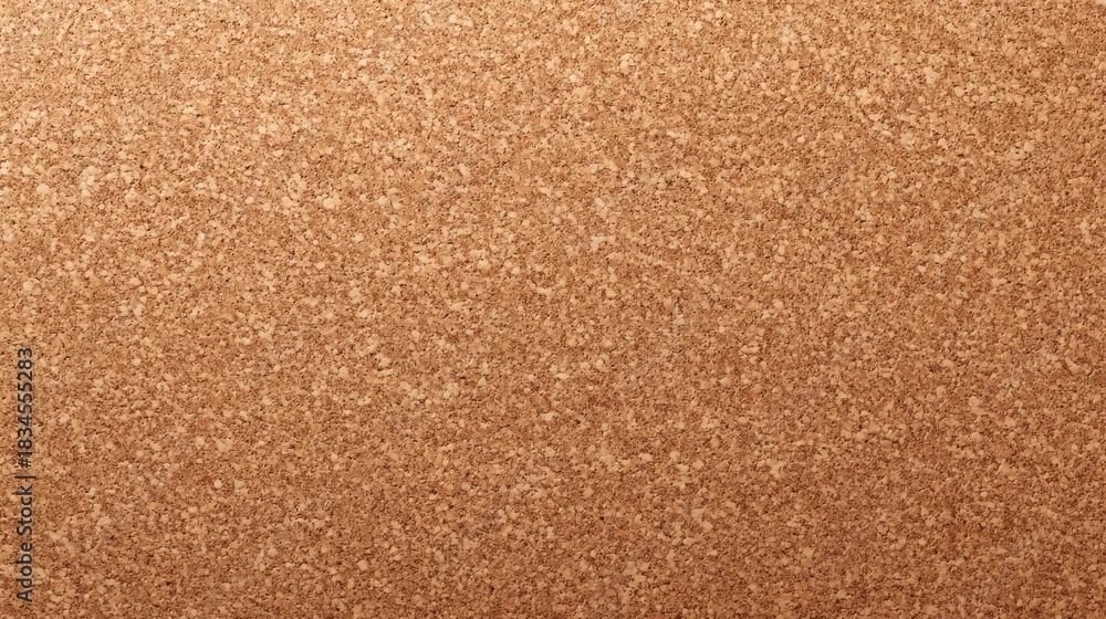 Fototapeta premium Close-up of a Smooth Natural Cork Surface Ideal for Office and Home Decor with a Warm and Inviting Aesthetic for Various Creative Projects