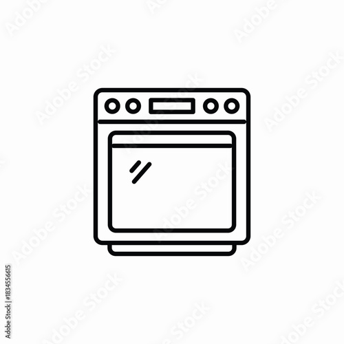 gas stove icon sign vector