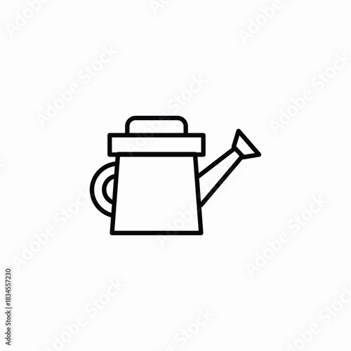 watering can icon sign vector