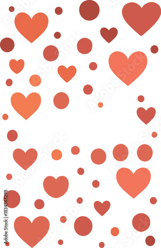 Outro featuring a romantic bokeh backdrop adorned with glowing red and pink hearts, along with wellbeing guides and coaching materials crafted for coaching and self-improvement content, clarifying