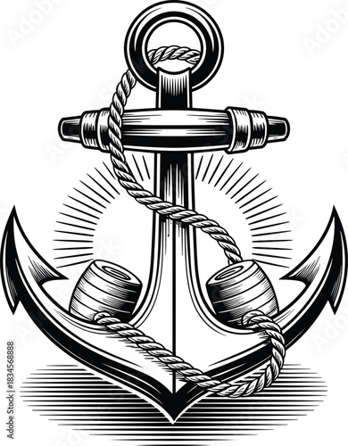 Anchor SVG, Anchor Rope PNG