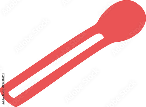 Red Matchstick Doodle Element