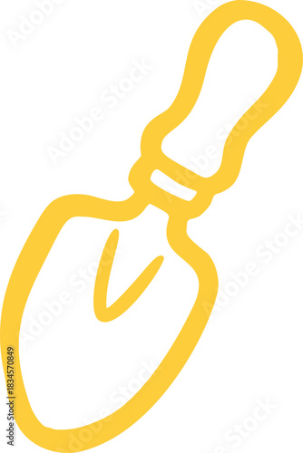 Gardening trowel doodle