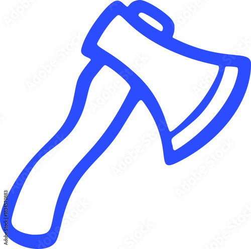 Axe Doodle Element