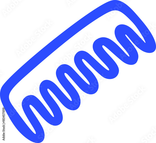 Comb doodle element