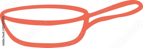 Frying pan doodle element